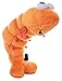 goDog Shellz Shrimp With Chew Guard, Large, Orange
