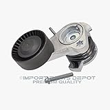 Drive Belt Tensioner + Pulley + Bolt for BMW 128i 325xi 325i 328i 328i xDrive 330i 525xi 528i 528xi 528i xDrive 530i 530xi X5 X 3 Z4 Premium Quality 11287530314 New