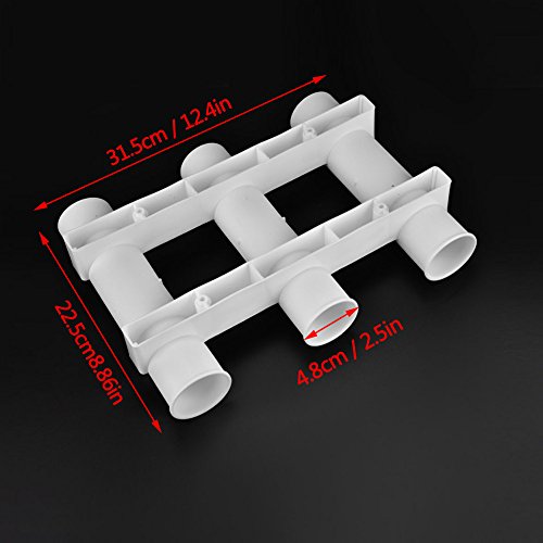 DGTRHTED Rod Halter - Boat Fishing 3 Tube Rutenhalter Halterung Rack Pole Tube Mount Tool Zubehör – Bild 7