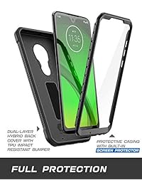 SUPCASE Unicorn Beetle Pro Series - Carcasa protectora para Motorola Moto G7   Moto G7 Plus (2019 Release) con protector de pantalla integrado