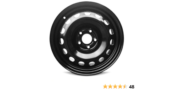  Road Ready Car Wheel For 2015 2020 Jeep Renegade 16 Inch 5 Lug Black Steel Rim Fits R16 Tire Exact Oem Replacement Full Size Spare Automotive