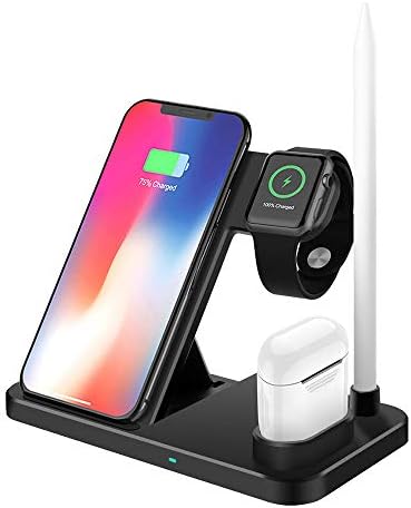 Baseus Qi Wireless Charger For Apple Watch 4 3 2 1 iWatch 2in1 Fast  Wireless Charging Pad For iPhone 11 Pro XS Max X Samsung S10 - buy Baseus  Qi Wireless Charger
