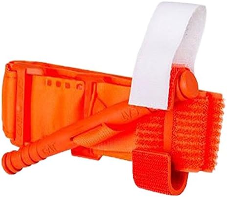 North American Rescue 30-0023 C-A-T Combat Application Tourniquet, Rescue Orange
