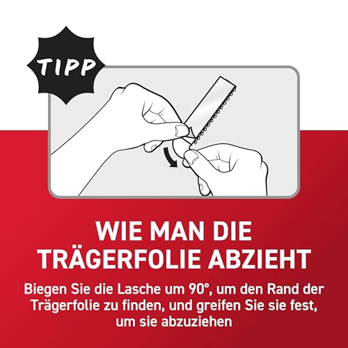 Command Klebestreifen, Vorteilspack 4x2 Mittel und 8x2 Größe L (24 Strips), Weiß - Bilder Aufhängen ohne Bohren, Streifen halten bis zu 7 kg, Rückstandsfreies Ablösen 10