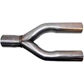 Exhaust Y Pipe 3.00" Diameter Single Inlet to 2.50" Diameter Dual Outlets Aluminized Steel WYP300-250 Wesdon Exhaust Y Pipe