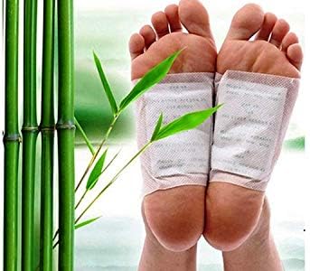 Amextrian Kinoki Foot Pads - Natural Cleansing Foot Care, Sleeping & Anti-Stress Relief, No Stress Package - 10 pcs