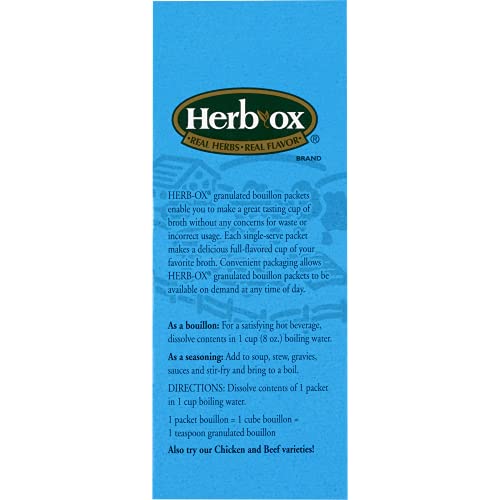 HerbOx Granulated Flavor Bouillon Variety, FullSodium Vegetable
