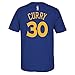 NBA Youth 8-20 Performance Game Time Team Color Player Name and Number Jersey T-Shirt (Medium 10/12, Stephen Curry)