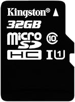 Kingston Technology microSDHC Class 10 UHS-I Card 32GB - Tarjeta de memoria (25 - 85 &deg;C, Negro, -40 - 85 &deg;C, Micro Secure Digital High-Capacity (MicroSDHC), microSD, UHS-I)