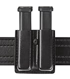 Safariland Duty Gear 79-83-13 GLOCK 17, 22, 34, 34, Sig P229 Slimline Open Top Double Handgun Magazine Pouch (STX Black)