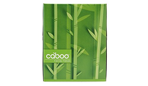 Caboo Tree Free Bamboo Facial Tissue Paper, Eco Friendly Hypoallergenic Tissue Box with 90 Sheets Pe - //coolthings.us