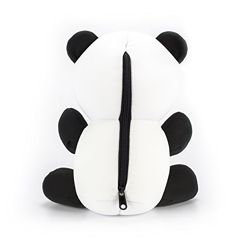 Satellas-Panda-Bear-Neck-PillowStuffed-Animal-Travel-Pal-Perfect-Travel-Pillow-for-Any-Age-Converts-from-Neck-Pillow-to-Stuffed-Animal
