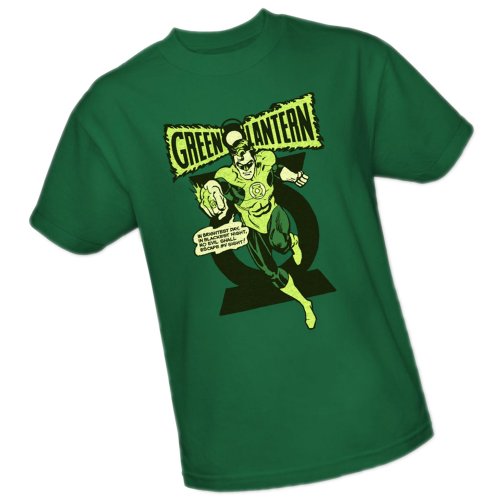 Retro Oath -- Green Lantern Adult T-Shirt, X-Large