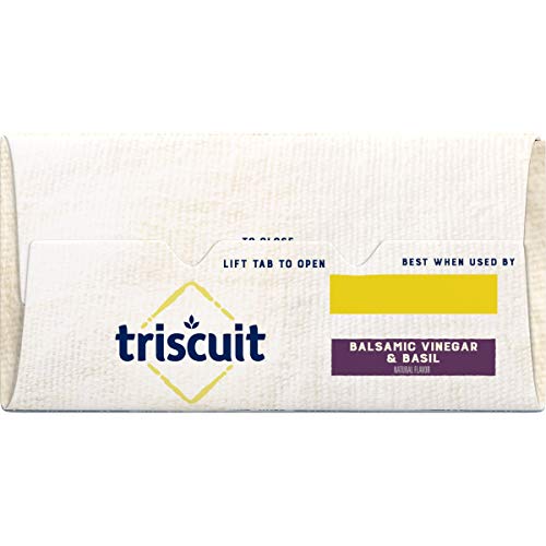 TRISCUIT CRACKERS, BALSAMIC VINEGAR & BASIL FLAVOR, 1 BOX (8.5 OZ)