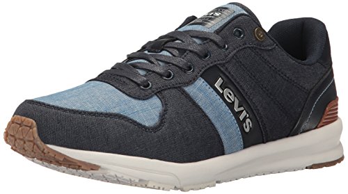 Levis Men s Baylor Chambray Sneaker, Blue/Navy, 12 M US Levis Men s Baylor Chambray Sneaker, Blue/Navy, 12 M US