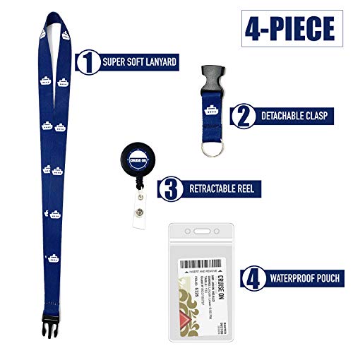 image for Cruise Lanyard [2-Pack] Lanyards with ID Holder for Cruise Ship Key Ca