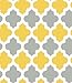 Fit & Fresh Women's Hyannis Insulated Lunch Bag with Ice Pack, Stylish Cooler Bag for Work and On-The-Go,Yellow Gray Tile