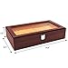 JINDILONG Watch Cases for Men 12 Slots Solid Wood Storage Organizer Display Box Large Holder Exquisite and Durable,Best Present for Birthday,Valentine's Day, Wedding, Christmas and New Year