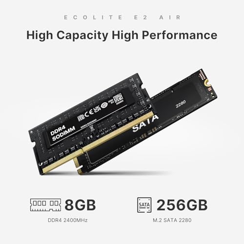 BOSGAME E2 Air 3501U Ryzen 5 Mini PC 8G DDR4 256G SATA SSD Triple Display | Up to 3.7 GHz mini desktop, HDMI 2.0, USB-C, Wi-Fi 5 – perfect for meeting rooms and home offices.