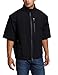 Zero Restriction Men's Featherweight Traveler Jacket Removable Sleeve Rain Jacket, Black, Large