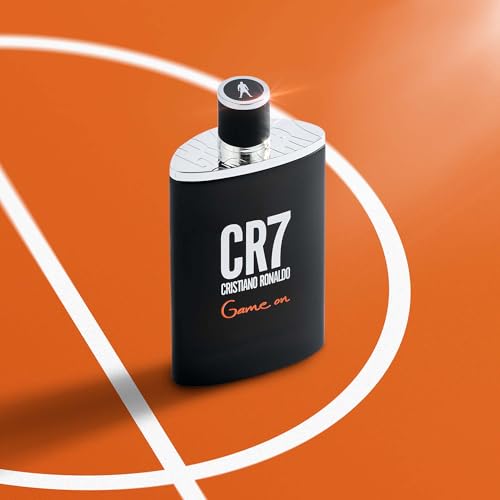 Cristiano Ronaldo CR7 Game On - Perfume para hombres - Esencia amaderada y seductora - Esencia tropical y densa - Estética oscura y sofisticada - Atrevida y de larga duración - EDT Spray 100 ml