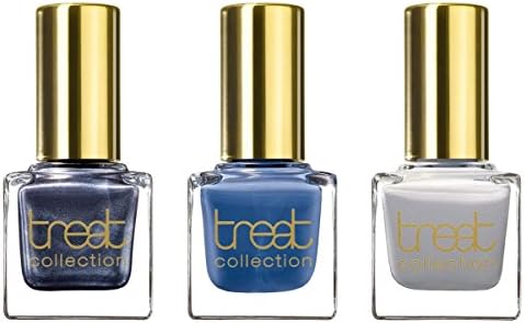 treat collection Natural Nail Polish Trio, Evening On Ice, 3 Count