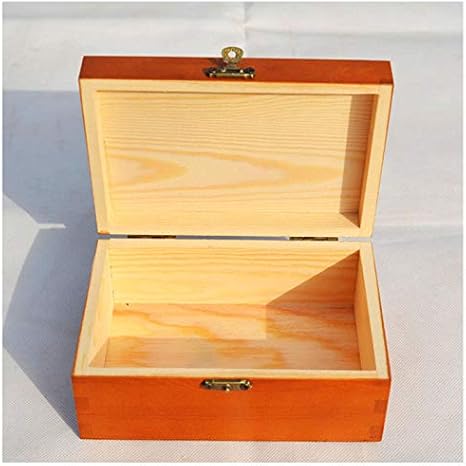 ttbkdbkdjys Madera Maciza con Caja De Documento De La Cubierta Caja De