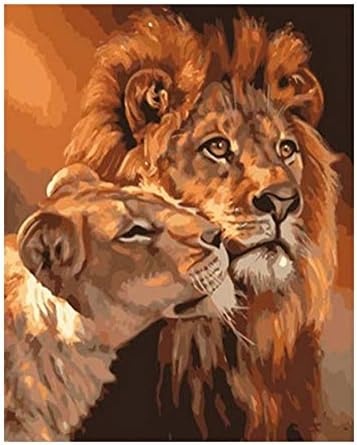 Amazon Co Jp Diyダイヤモンド絵画針仕事花モザイクダイヤモンド刺繡パターン装飾絵画アイコンライオンキングスクエア30x40cm ホーム キッチン