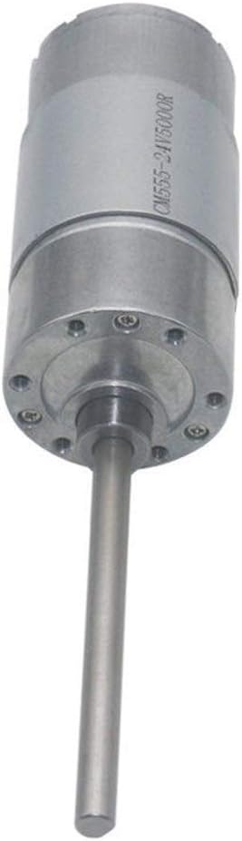 Stable performance DC 12/24V Micro Gear Reduction Motor 130RPM 75.5mm Extended Shaft Gear Motor,Durable and high quality