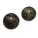 THY COLLECTIBLES Black Marble Stone Chinese Healthy Exercise Massage Baoding Balls