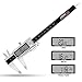 AREWTEC Electronic Digital Caliper 6 Inch/150mm Stainless Steel, DCN15A Polished Frosted Hardened Inch/Fractions/Metric Accurate Conversion Measurement, LCD Vernier Caliper Black