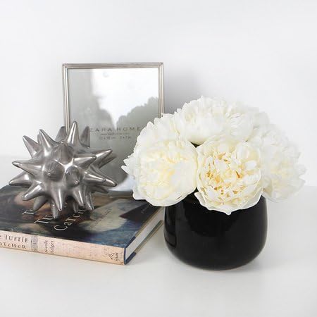 G Home Collection Luxury White Peony Flower Arrangement