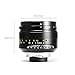 7artisans 50mm F1.1 Large Aperture Portrait Fixed Focus Lens for Leica M-Mount Cameras and Sony E-Mount Cameras with Caden Lens Pouch Bag (Black)