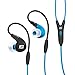 MEE audio M7P Secure-Fit Sports In-Ear Headphones with Mic, Remote, and Universal Volume Control (Blue)