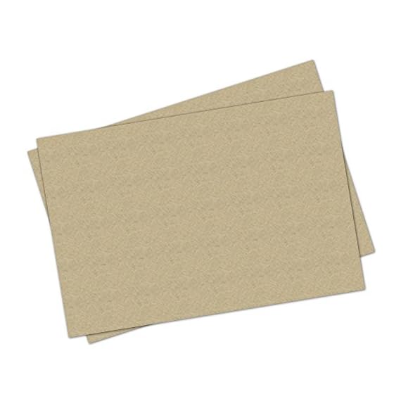 Note Card Cafe Kraft Paper Placemats 48 Pack 11 x 17 in Classic