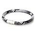 JEWELRIESHOP Braided Leather Bracelets for Mens Women Woven Wrap Bracelet Magnetic Lock Clasp Genuine Leather Bracelet Wristband Vintage Cuff Bracelet Leather Jewelry Friendship Couple Bracelet