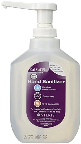 Steris Cal Stat Plus Antiseptic Handrub with Enhanced Emollients 15 Oz. Bottle with Pump (Expires Feb 2016)