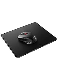 VicTsing 2,4 G mouse inalámbrico con USB recibir y almohadilla de mouse de juego, Negro