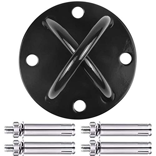 Deckenhaken Hängesessel, Boxsack Halterung, Aufhängung Hängesessel, Boxsack Halterung Wand, Deckenhaken Schwarz für…