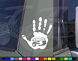 FJ Wave Decal FJ Cruiser Truck Window Car Sticker x2