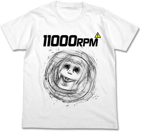 Amazon ポプテピピック rpm Tシャツ ホワイト Lサイズ アニメ 萌えグッズ 通販