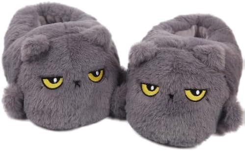 Caramella Bubble Cute Cat Animal Slipper for women Adult Fuzzy