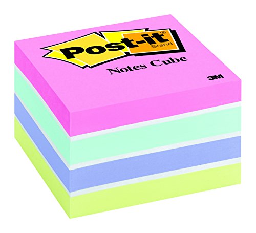 Post-it Notes Cube, 3 in x 3 in, Aqua Wave, 470 Sheets/Cube (2056-FP)