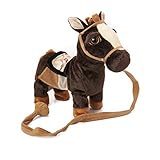 My First Pony, Walk Along Toy Stuffed Plush Pony Toy, Realistic Walking Actions with Horse Sounds and Music