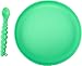 OBB Silicone Baby Plate with Suction Cup Base (Green)