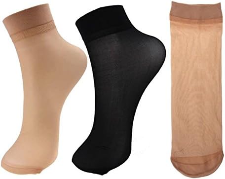Pairs Ankle High Sexy Simple Ultra-thin Short Nylon Socks
