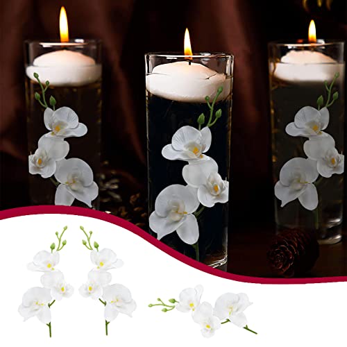 ARDUX (12 Pieces) Artificial Flowers for Floating Candles Wedding
