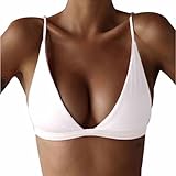 Napoo Bikini Top,Women Solid Push-up Padded Bandeau