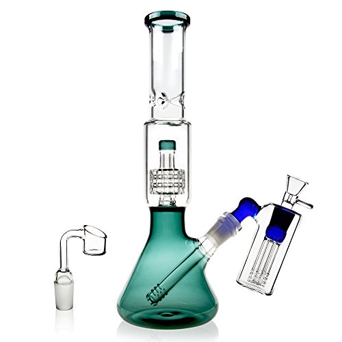 Dobene 14.5mm Glass Water Green Bottle