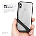 Encased iPhone X/iPhone Xs Belt Clip Case [Reveal Series] Premium Clear Back Cover with Holster Clip for Apple iPhoneX (2017 Release) Crystal Black